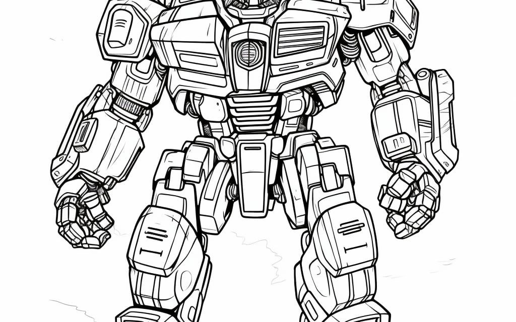 Coloriage Transformers à Imprimer
