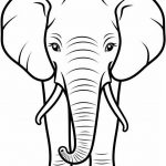 dessin elephant a imprimer
